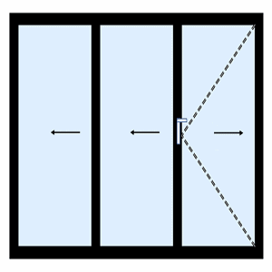 3-delige-vouwwand-met-loopdeur-naar-links-vouwend-loopdeur-naar-rechts
