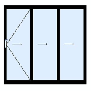 3-delige-vouwwand-met-loopdeur-naar-rechts-vouwend